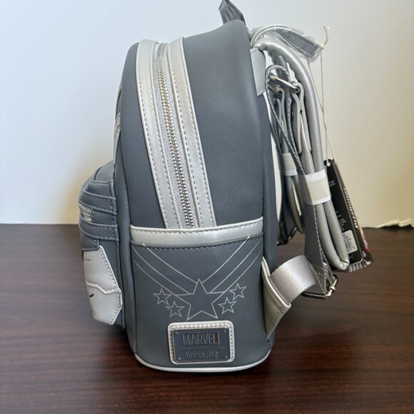 Marvel Light Up War Machine Cosplay Loungefly Mini Backpack NWT - Picture 2 of 8